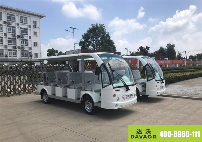 達(dá)沃電動旅游觀光車服務(wù)于景區(qū)2