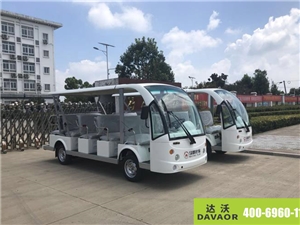 達(dá)沃電動(dòng)旅游觀(guān)光車(chē)服務(wù)于景區(qū) 
